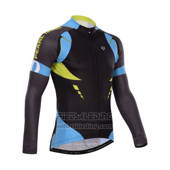 2014 Fietskleding Pearl Izumi Zwart en Azuur Lange Mouwen en Koersbroek